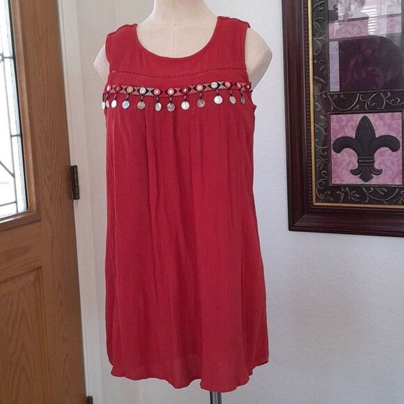 As U Wish Embellished Tank Dress - Picture 1 of 12